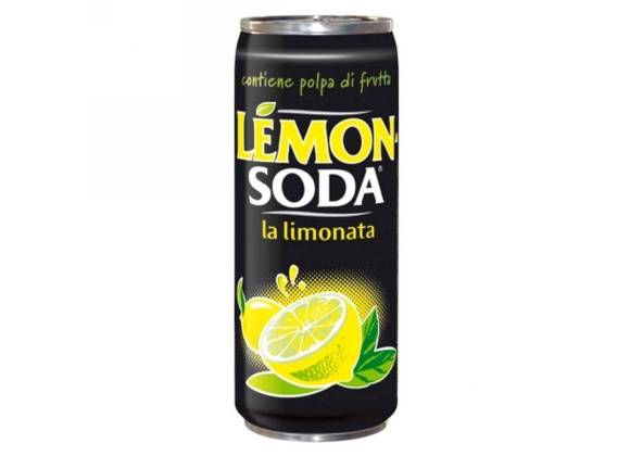 Lemonsoda Lattina 33 cl - Confezione da 24 lattine