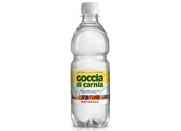 Acqua Goccia di Carnia Naturale 500 ml - Confezione da 24 bottiglie