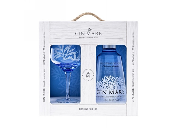 Gin Mare 70 cl - Confezione con calice
