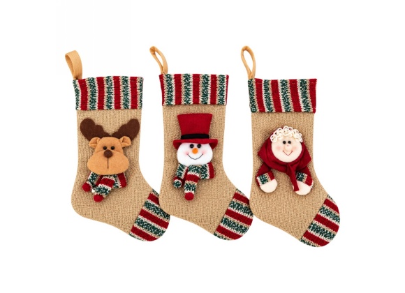 Calza 3 Soggetti 36 cm - Confezione da 3 pezzi