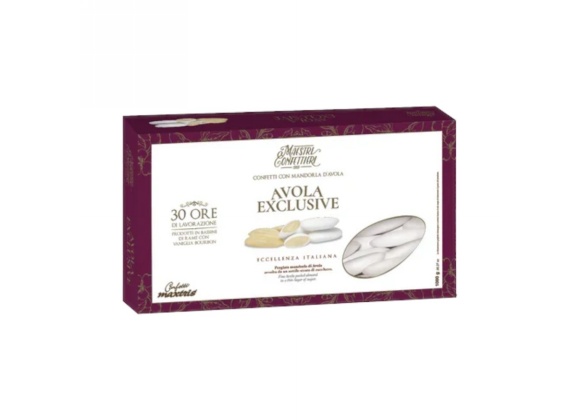 Confetti Maxtris Exclusive Mandorla Avola Bianchi 1 kg