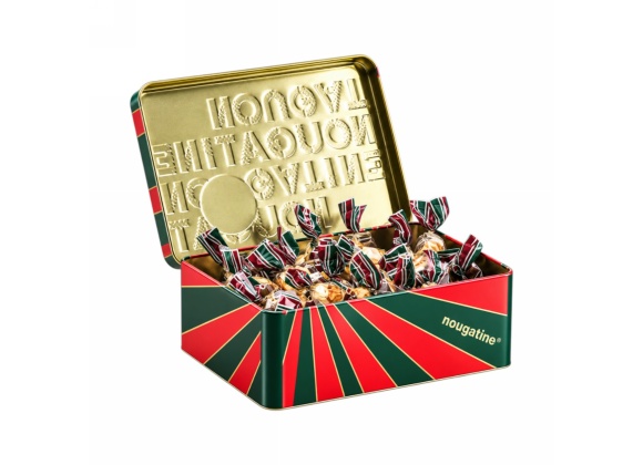 Cofanetto Metallo Nougatine Venchi 200 g