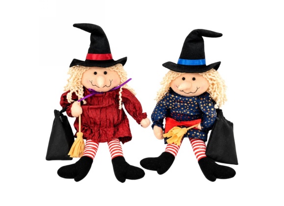Befana di Pezza Irma con Sacco 25 cm