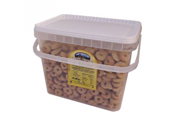 Taralli Patate e Rosmarino Secchiello 3 kg