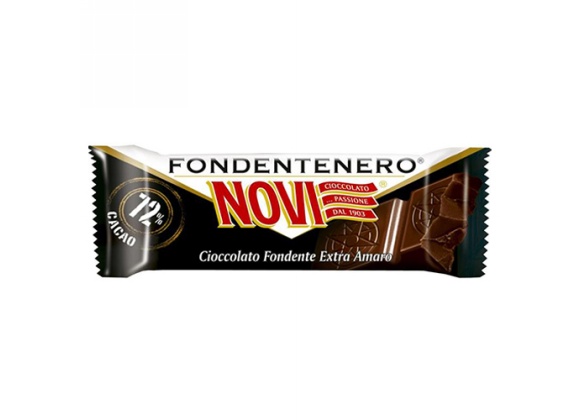 Barretta Fondentenero Novi 25 g - Confezione da 30 pezzi