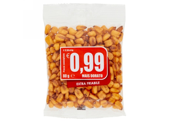 Mais Dorato Eurocompany 80 g - Confezione da 10 bustine