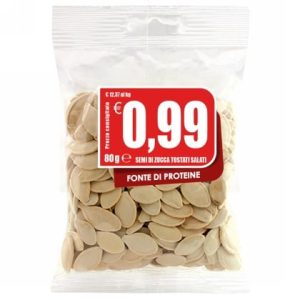 SEMI DI ZUCCA TOST.SALATI GR80 PZ12 EURO