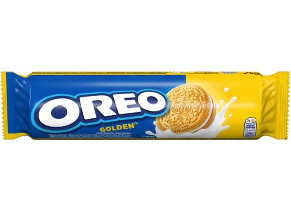 Oreo Golden Vaniglia 154 g - Confezione da 16 pezzi