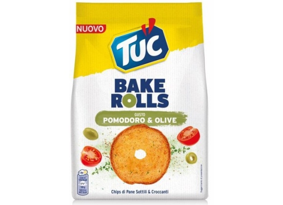 Tuc Bake Rolls Pomodoro e Olive 50 g - Confezione da 18 pezzi