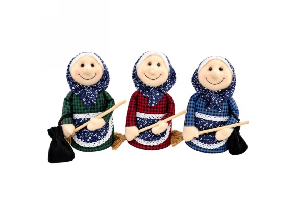 Befana Patty con Sacco 24 cm