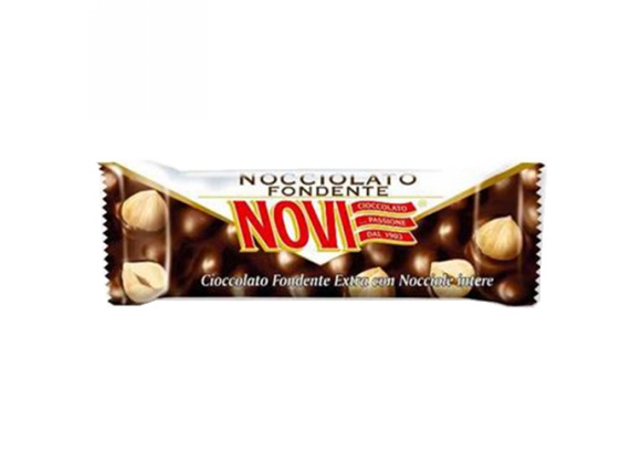 Barretta Nocciolato Fondente Novi 30 g - Confezione da 30 pezzi