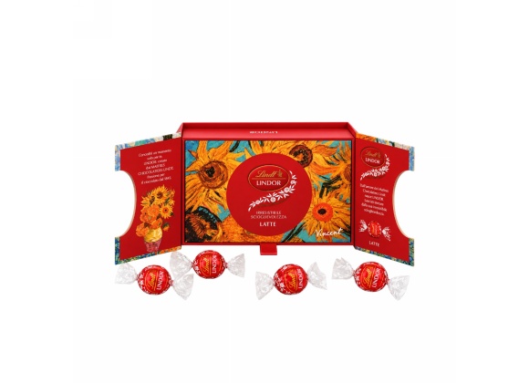 Scatola Lindt Latte Vincent Van Gogh 125 g
