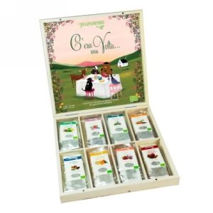 SCATOLA LEGNO BIO 40 FILTRI 8 TISANE