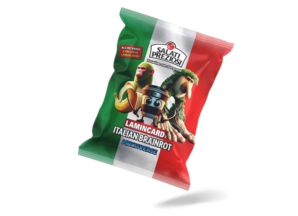 Chips Brainrot Salati Preziosi 25 g - Confezione da 24 sacchetti