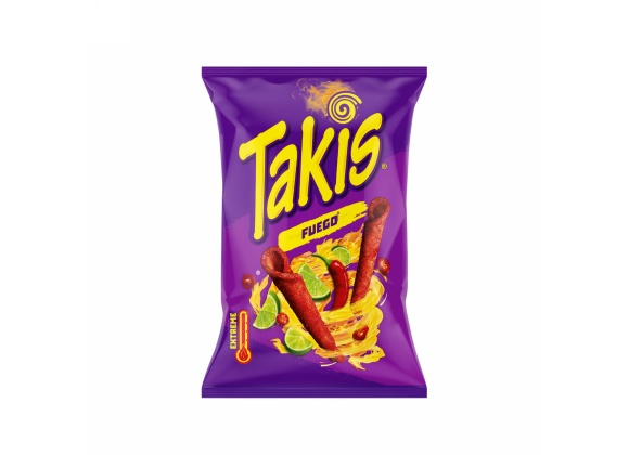 Takis Fuego 100 g - Confezione da 18 sacchetti