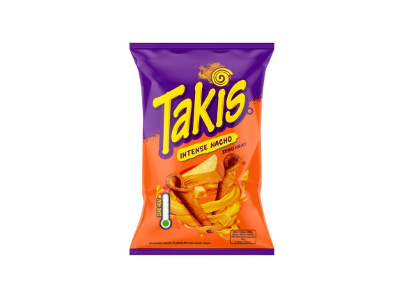 Takis Intense Nacho Cheese 100 g - Confezione da 18 sacchetti