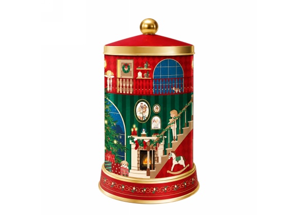 Carillon Metallo Xmas Present con Biscotti 75 g