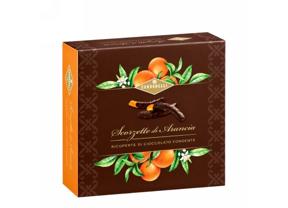 Scorzette d'Arancia Candite Ricoperte di Cioccolato 250 g