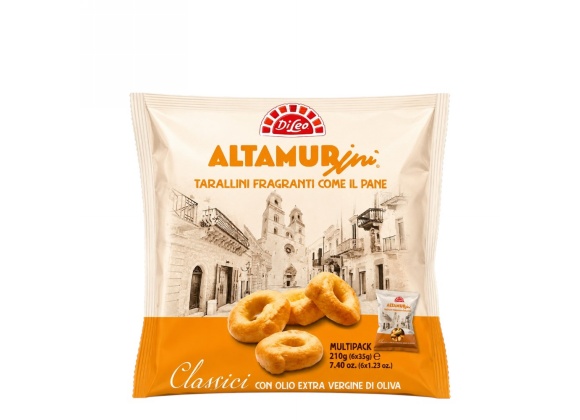 Tarallini Classici Altamurini Monoporzione 35 g - Confezione da 48 pezzi