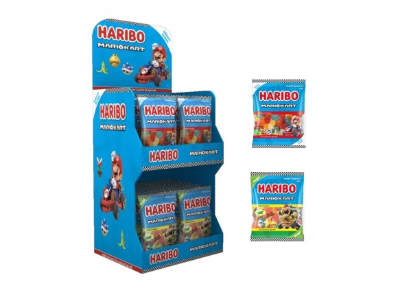 Haribo Mario Kart 80 g -  Espositore da 40 bustine