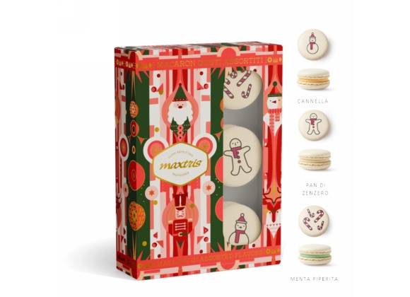 MACARONS XMAS ASTUCCIO 84GR MAXTRIS