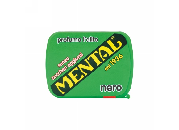 Mental Nero Senza Zucchero Fassi - Confezione da 24 pezzi