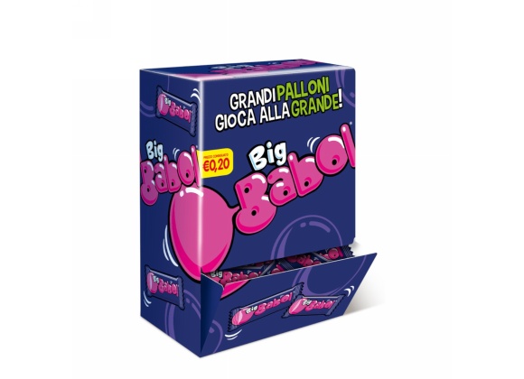 Big Babol Monopezzo Frutti - Confezione da 200 pezzi