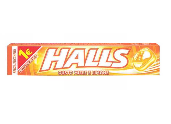 Halls Miele e Limone - Confezione da 20 stick