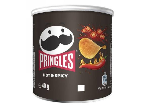 Pringles Hot and Spicy 40 g - Confezione da 12 pezzi