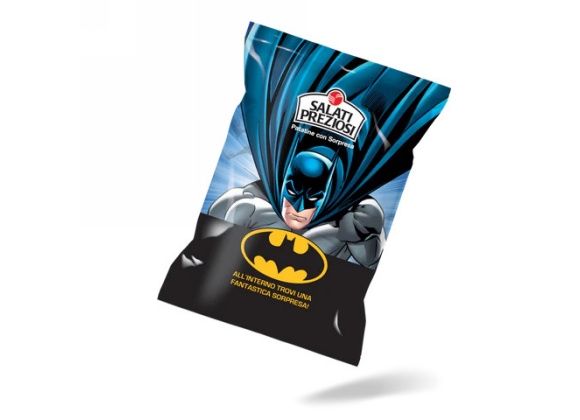 Chips Batman Salati Preziosi 25 g - Confezione da 24 sacchetti