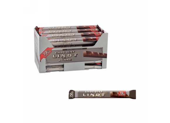 Barrette Snack Lindor Fondentissimo - Confezione da 24 pezzi