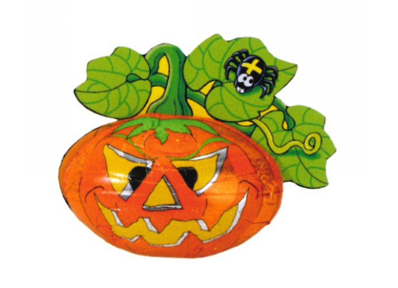 Zucca Halloween di Cioccolato - Display da 60 pezzi