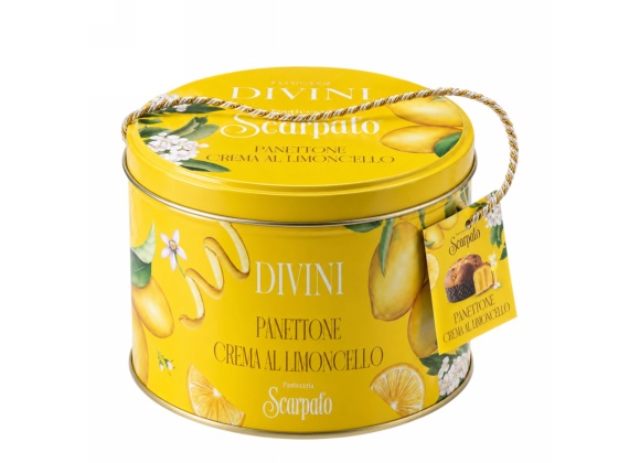 Panettone Scarpato al Limoncello in Latta 750 g