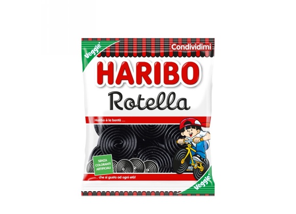 Haribo Rotella di Liquirizia 175 g - Confezione da 24 pezzi