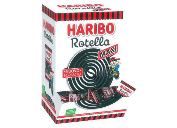 Rotelle Incartate Haribo - Confezione da 200 pezzi
