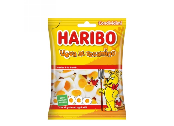 Haribo Uova al Tegamino 175 g - Confezione da 12 pezzi
