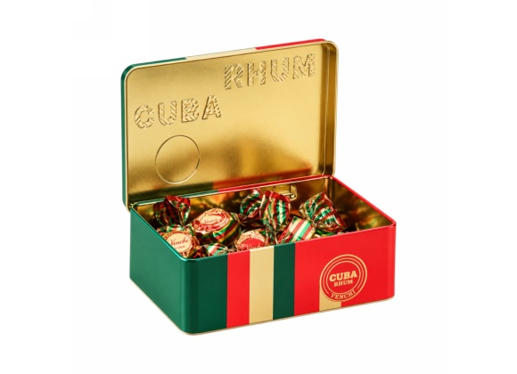 Cofanetto Metallo Venchi Cuba Rhum 200 g