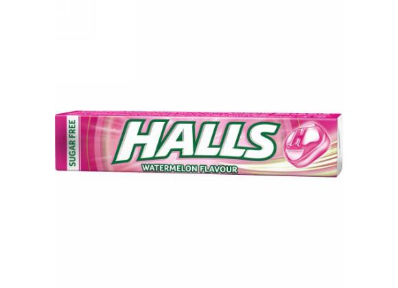Halls Senza Zucchero Anguria - Confezione da 20 stick