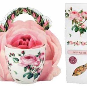 INFUSO ERBE ALLA FRUTTA 50GR + MUG ROSE