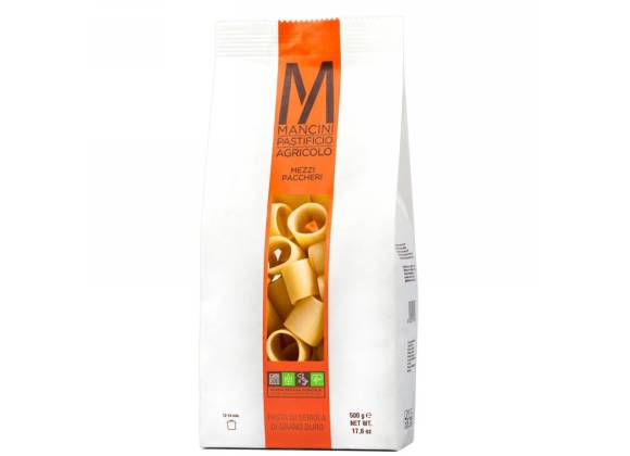 Mezzi Paccheri Mancini 1 kg - Confezione da 6 pezzi
