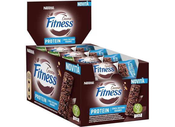 Barretta Fitness al Cacao - Confezione da 24 pezzi