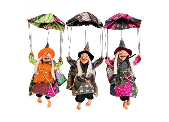 Befana Paracadute con Movimento 40 cm