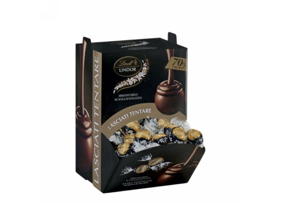 Boules Lindor Extra Fondente 70% 1,2 kg – Confezione da 96 pezzi