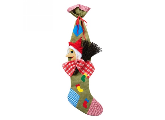 Calza Befana Cesira in Juta 120 cm