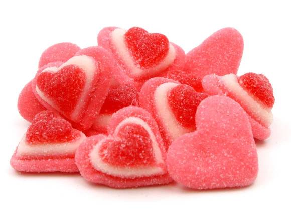 Cuore Rosa Tricolore Fini 1 kg