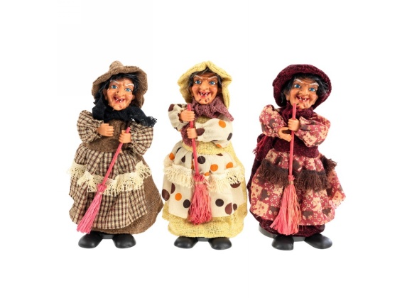 Befana in Piedi Sonora con Movimento 20 cm