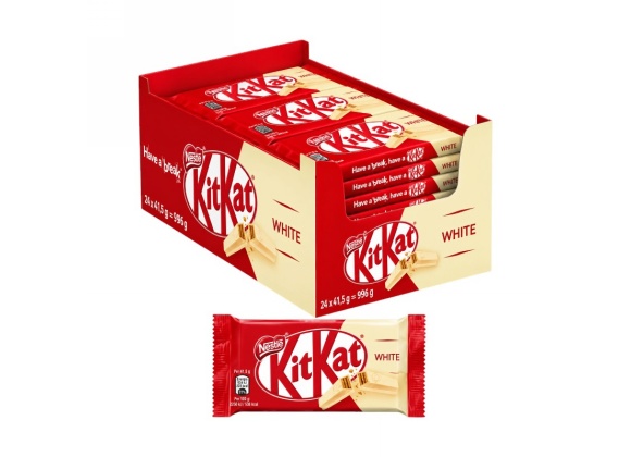 KitKat White 41,5 g - Confezione da 24 pezzi