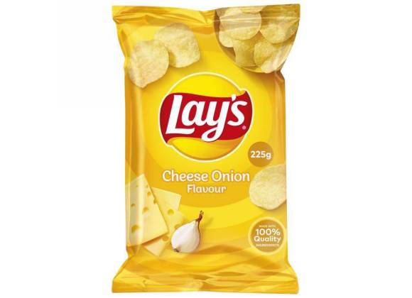 Lay's Cheese and Onion 150 g - Confezione da 9 sacchetti