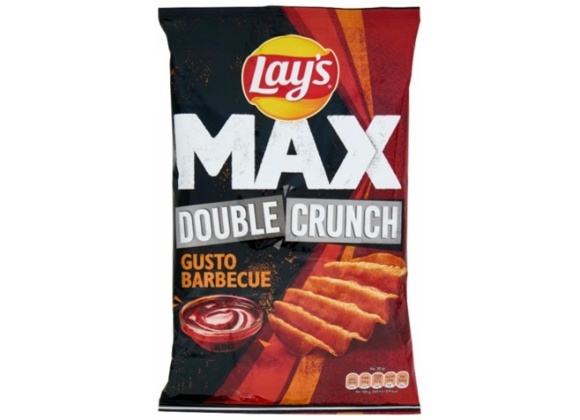 LAYS MAX DOUBLE CRUNCH BBQ 110GR 10PZ