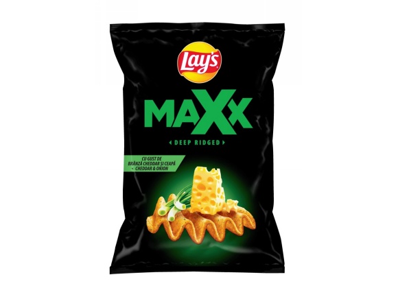 LAYS MAXX CHEDDAR E CIPOLLA 115GR 10PZ